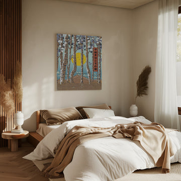 Rising Sun Mt Fuji | Canvas - Room Interior 2