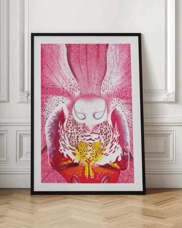 Vibrant Orchid Bloom | Poster - Room Interior 1