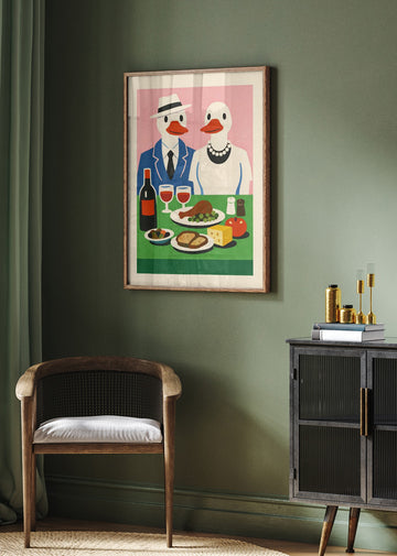 Ducks Dinner Date | Poster - Room Interior 2