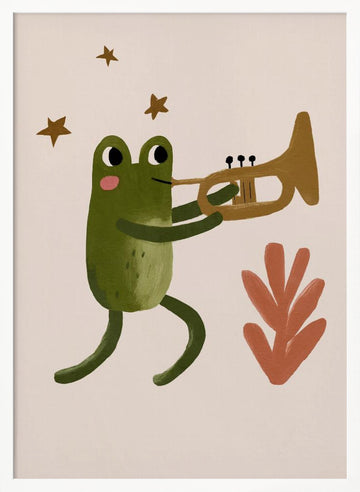 Frogandtrumpet | Poster - White Frame Interior