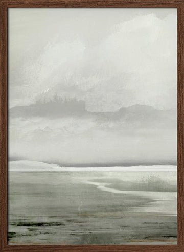 Lakes | Poster - Walnut Frame Interior