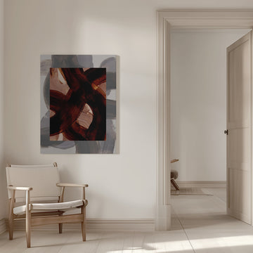 Abstract Brush Strokes 150 | Canvas - Room Interior 1