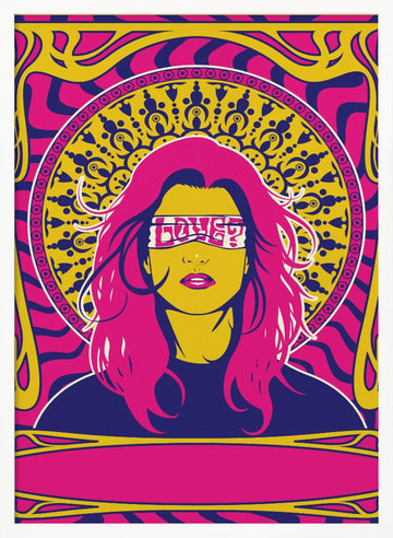 70's Woman Series #1 | Poster - White Frame Interior