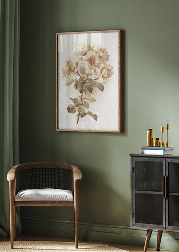 Yellow Roses; Reve D'or Roses | Poster - Room Interior 2