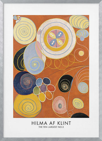 The Ten Largest No.3 Poster | Poster - Silver Frame Interior