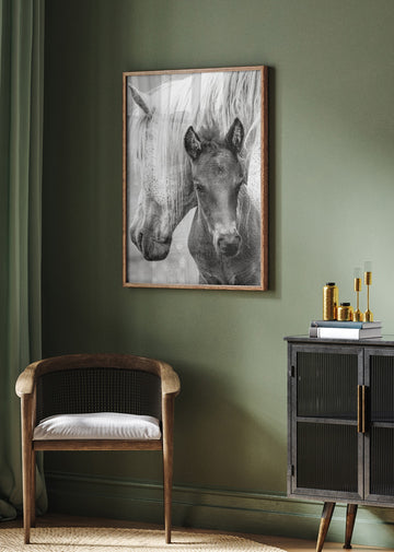 Mare and Foal | Poster - Room Interior 2