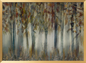 The dark forest | Poster - Gold Frame Interior