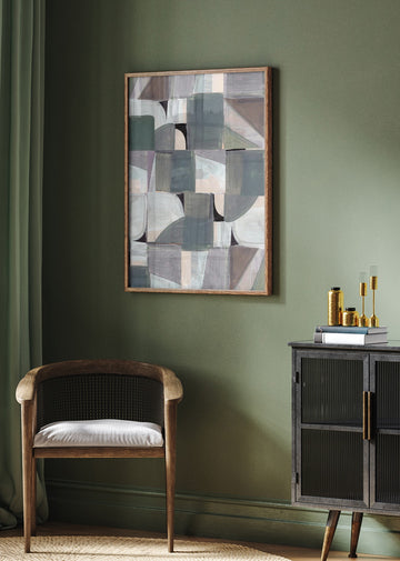 Soft Geometric Abstract | Poster - Room Interior 2