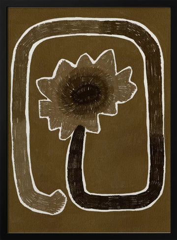 Delicate Bloom 1 | Poster - Black Metal Frame Interior