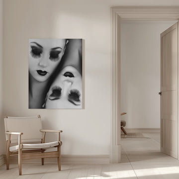 Dark Glamour Faces | Canvas - Room Interior 1