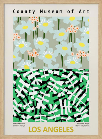 California Pattern Play | Poster - Wood Frame Interior