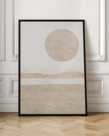 Abstract Desert Sun | Poster - Room Interior 1