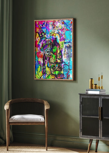 Vibrant Abstract Eye | Poster - Room Interior 2