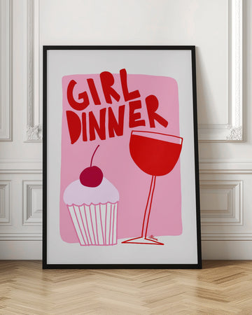 Girl Dinner | Poster - Room Interior 1