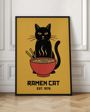 Ramen Cat | Poster - Room Interior 1