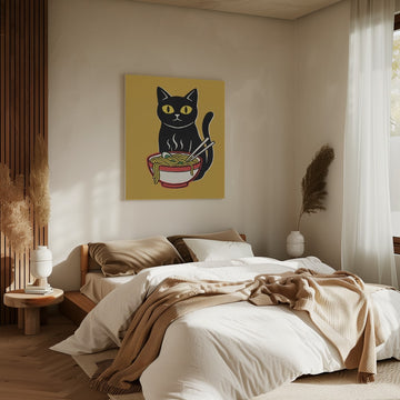 Black Cat Ramen | Canvas - Room Interior 2