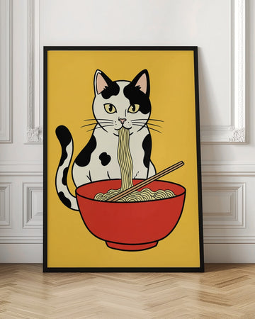 Ramen Cat | Poster - Room Interior 1