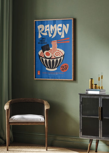 Japanese Ramen Bowl | Poster - Room Interior 2