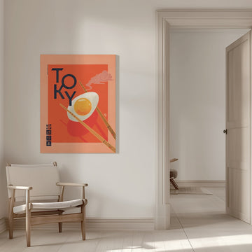 Tokyo Ramen Egg | Canvas - Room Interior 1