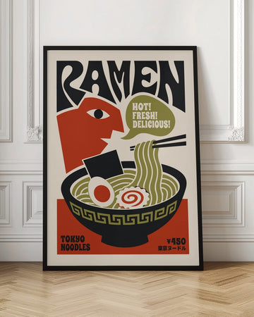 Hot Fresh Ramen | Poster - Room Interior 1