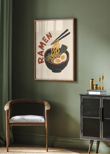 Japanese Ramen Noodles | Poster - Room Interior 2