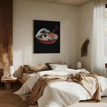 Great Ramen Wave | Canvas - Room Interior 2