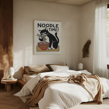 Noodle Time Cat | Canvas - Room Interior 2