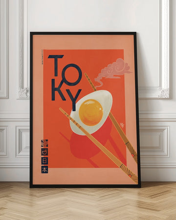 Tokyo Ramen Egg | Poster - Room Interior 1