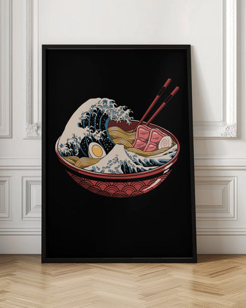Great Ramen Wave | Poster - Room Interior 1