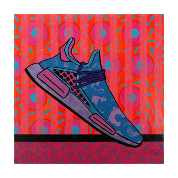 Vibrant Pop Art Sneaker | Poster - Passepartout