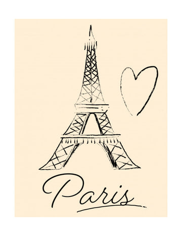 Eiffel Tower Paris Love | Poster - Passepartout