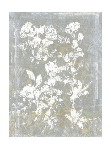 Faded Floral Silhouette | Poster - Passepartout