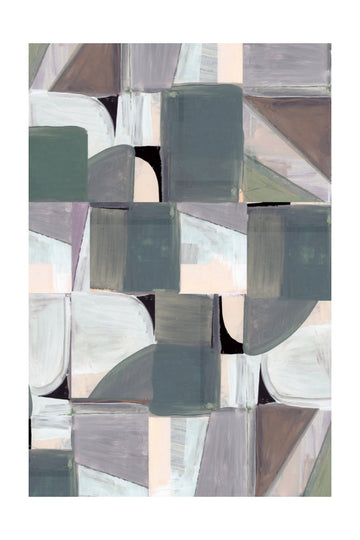 Soft Geometric Abstract | Poster - Passepartout