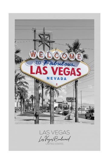 Fabulous Las Vegas Welcome | Poster - Passepartout