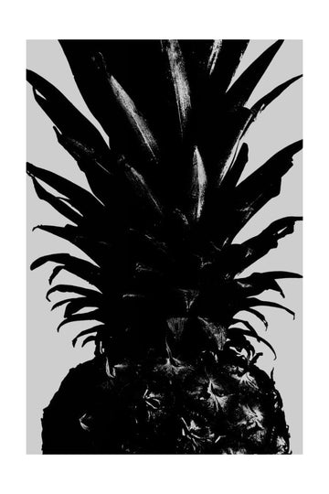 Bold Black Pineapple | Poster - Passepartout