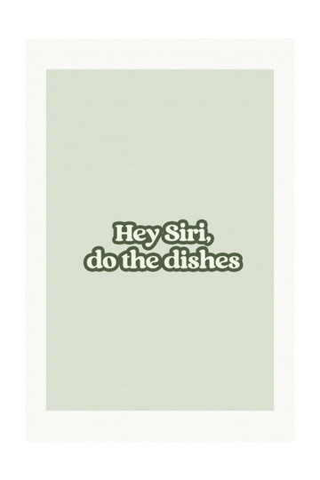 Siri Dishes Command | Poster - Passepartout