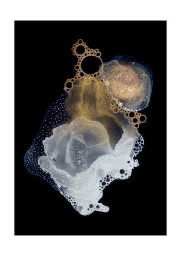 Fluid Gold Shimmer | Poster - Passepartout