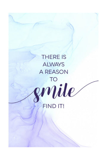 Inspirational Smile Quote | Poster - Passepartout