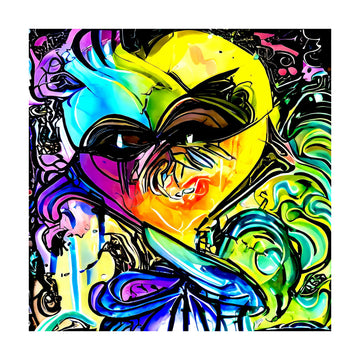 Vibrant Abstract Fusion | Poster - Passepartout