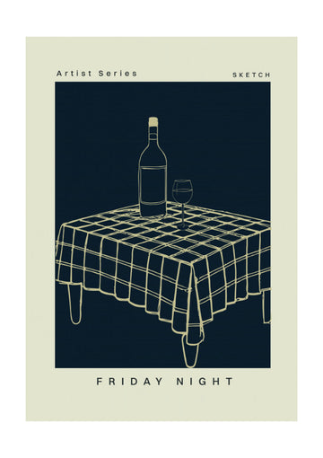 Fridaynightno02 | Poster - Passepartout