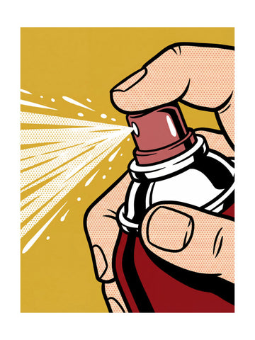 Pop Art Spray Can | Poster - Passepartout