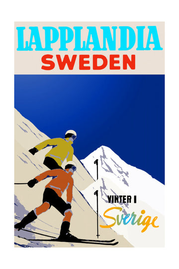 Retro Ski Adventure | Poster - Passepartout