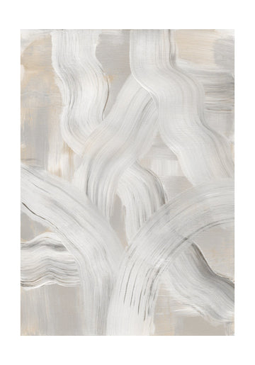 Abstract Brush Strokes 126 | Poster - Passepartout