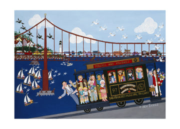 San Francisco Cable Car | Poster - Passepartout