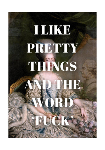 Sassy Rococo Quote | Poster - Passepartout