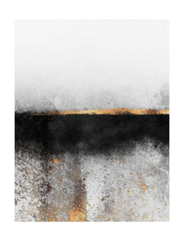 Abstract Gold Line | Poster - Passepartout
