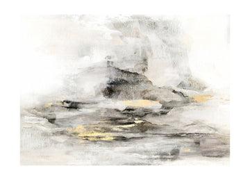 Abstract Gold Landscape | Poster - Passepartout