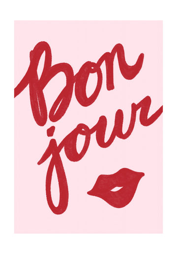 Bonjour Kiss | Poster - Passepartout