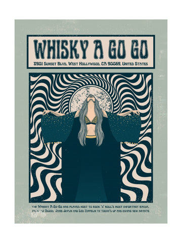 Psychedelic Rock Woman | Poster - Passepartout