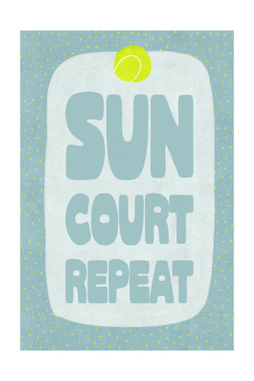 Sun Court Repeat | Poster - Passepartout